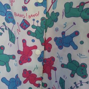 Vintage Tops - ๐$10 Vintage Bear Scrub Top Long Sleeve 3XL Vintage Tops - ๐$10 Vintage Bear Scrub Top Long Sleeve 3XL